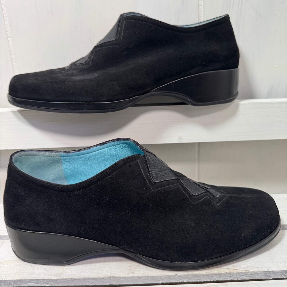 NEW Thierry Rabotin GRACE Black Leather Italian Walking Shoes Size 38/8 $495